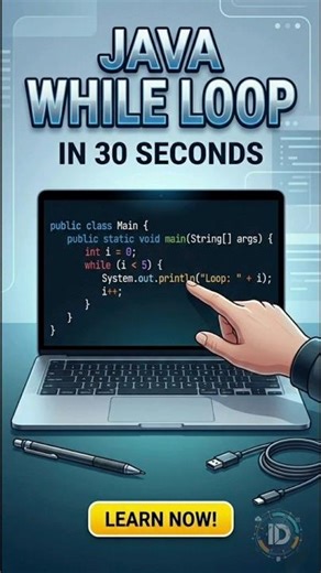 Learn how a while loop works step by step in a simple way! 💻