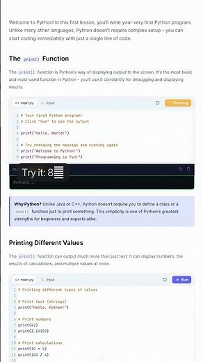 Hello World - Python Tutorial | 8gwifi.org — in 30 seconds #Tech #Learn #Tools