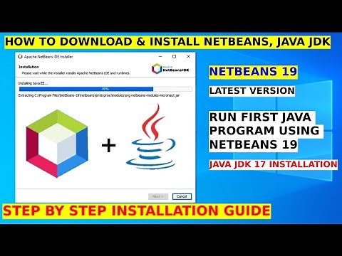 How to download and Install Netbeans IDE 19, Java Jdk on Windows 10