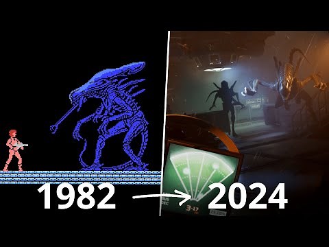 Evolution of ALIEN Games in 40+ Years (1982-2024)