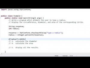 Simple Java Program Example