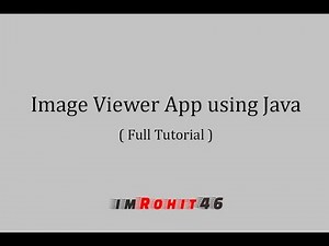 Build Image Viewer Application using Java