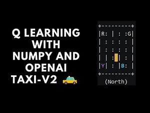 Q-learning with numpy and OpenAI Taxi-v2 🚕 (tutorial)