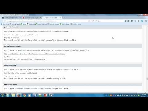 Edit TableView Object using JavaFX