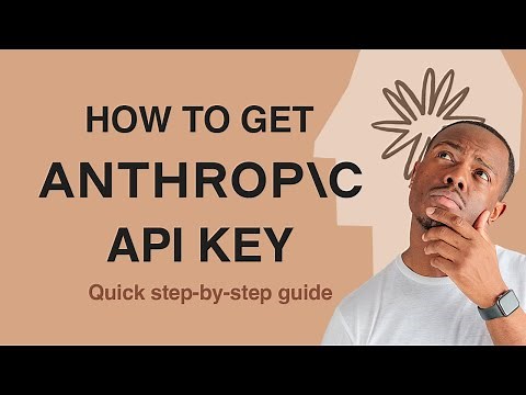 How to Generate API Key for Anthropic (Claude 3) - Quick & Simple - 2024 Guide