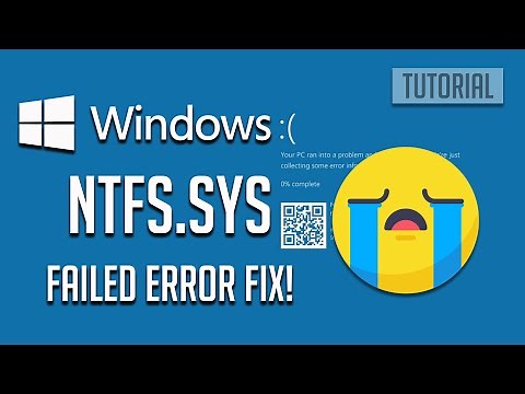 NTFS.sys Failed Blue Screen Error on Windows 10 FIX [2025]