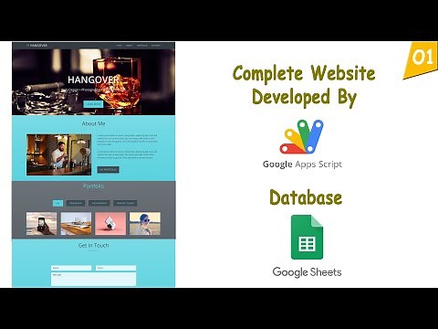 Website tutorial by Google App Script (Part-1: Html + CSS)
