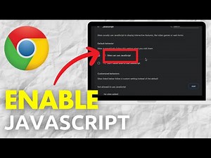 How To Enable JavaScript In Google Chrome