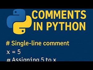 Comments in python with practical examples and notes|Single line comments and multi line comments