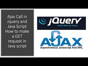 How to make Ajax Call in Jquery | How to make a GET request in JavaScript