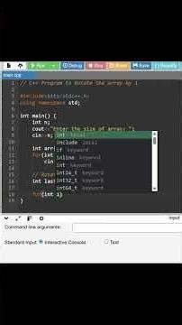 Rotate Array by 1 in C++ | Most Asked Interview Question! 🔥 #cpp #coding