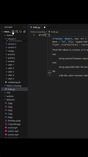 Python #DAY 1 , First Code of Python "hello world!"