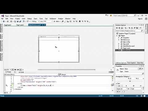 C# WPF and GUI - Pages and Navigation