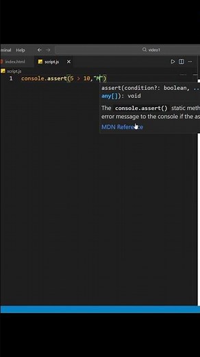 Quick Tip: Using console.assert() #javascript