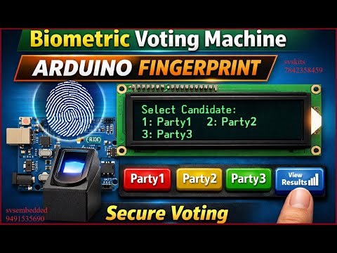 A Secure & Tamper-Resistant Electronic Voting System Using Biometric Authentication #viral #diy #ai