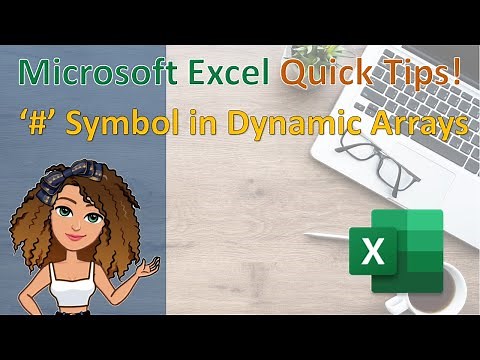 Spill ranges in Excel: using # to spill formulas in dynamic arrays (Office 365)