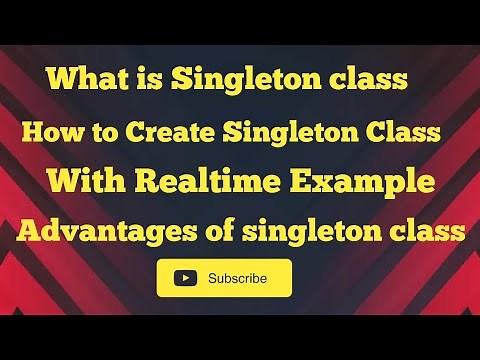 What is Singleton class in java and how to create singleton class with example