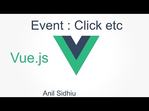 Vue js tutorial for beginners #5 event | how to use click event
