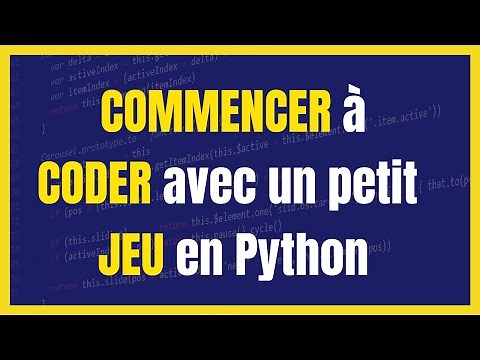 PROGRAMMER un petit JEU pour DÉBUTANT en Python