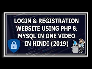 Login And Registration Form Using Php & MySQL [Php Login System In Hindi]
