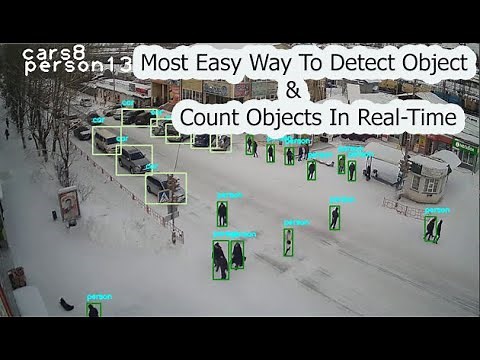 Most Easy Way To Object Detection & Object Counting In Real Time | computer vision | python opencv