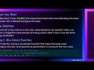 Converting 6 digit hex Colors with Opacity Values in JavaScript