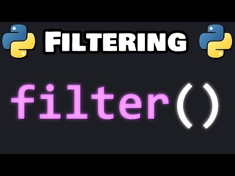 Learn Python FILTER() in 3 minutes! 🧹