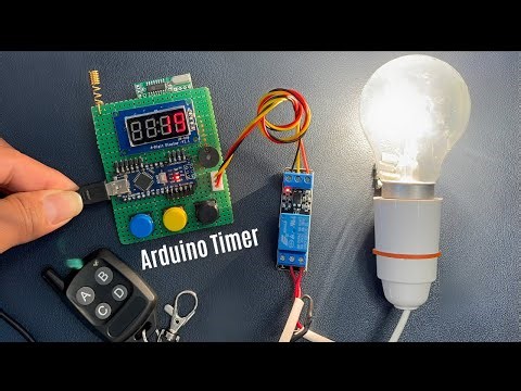 Arduino Timer with TM1637 4-Digit LED Display & 433MHz RF Remote Control
