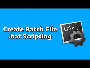 How To Create a Batch (.bat) File in Windows (BEGINNER TUTORIAL)