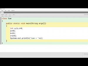 My first Java program using Blue-J part-1 (hindi)