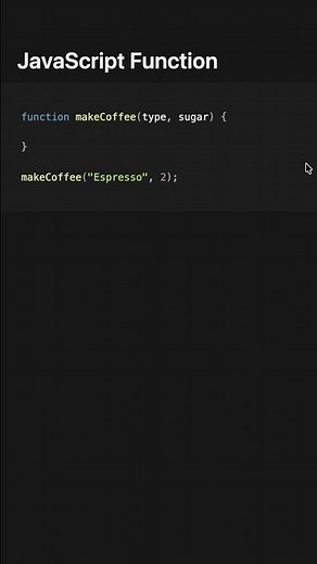 JavaScript Functions Made Simple & Visual — Explained in LESS than 1 Minute