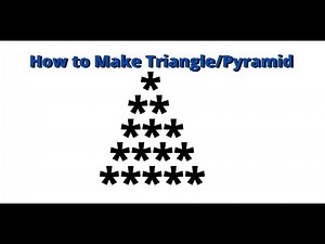 How to make triangle/pyramid using javascript for loop