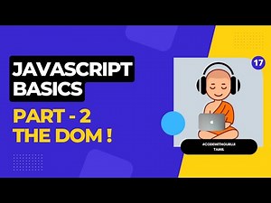 Javascript Tutorial in Tamil - DOM & Window || Become a Full Stack Web Developer
