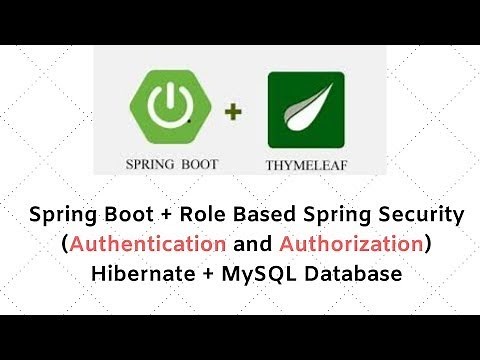 Spring Boot   Spring MVC   Role Based Spring Security   JPA   Thymeleaf    MySQL Tutorial