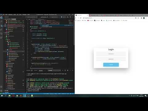 Login Form Example using spring security and angular. Tutorial for beginners