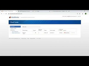 Accessing to MathWorks Cloud Center for MATLAB Parallel Server