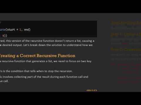 Understanding Recursion: How to Create a List of Values in Python