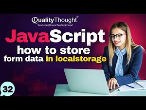 How to store form data in local storage using JavaScript - #javascript Crash Course | Session - 32