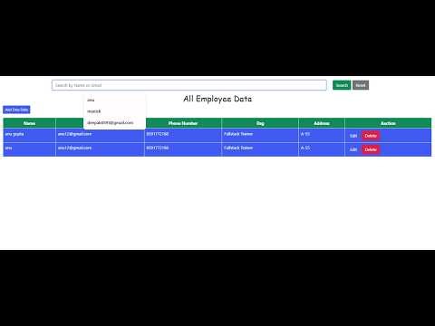 Spring Boot and Thymeleaf search feature | Spring Boot CRUD + Search Project Using Thymeleaf & MySQL