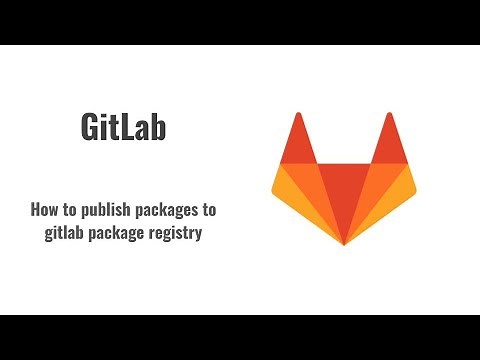 How to publish packages to gitlab package registry