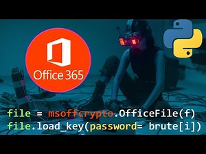 Using Python to Password Crack Office Files (Brute Force)