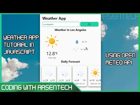 Build a Weather App using JavaScript & REST API!