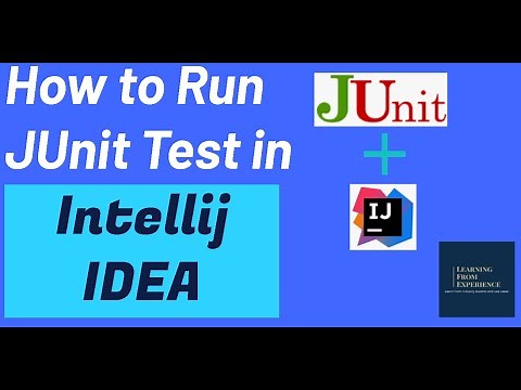 How to Run JUnit test in Intellij