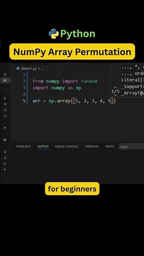 Python NumPy Array Permutation | Data Science & ML Tricks
