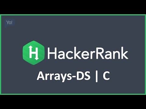 Arrays-DS | Hacker Rank Solution in C Programming