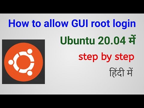 enable root user ubuntu 20.04 - gui root user login (tutorial)