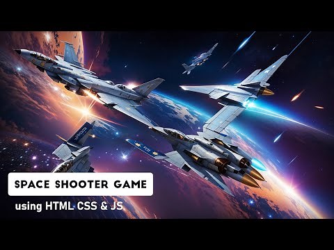 Build a Space Shooter Game using HTML CSS & JavaScript