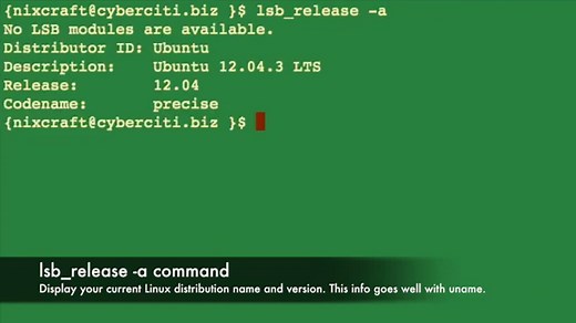 How To Find Out My Linux Distribution Name and Version - nixCraft