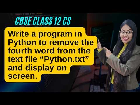 Python program to remove fourth word from the text file