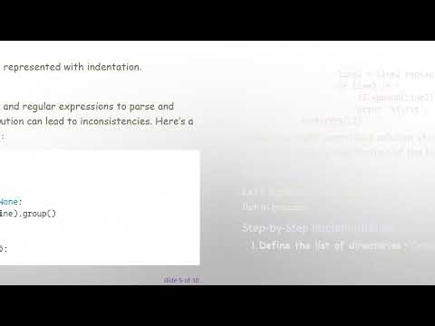 How to Properly Format a List of Directories in Python Using Regex